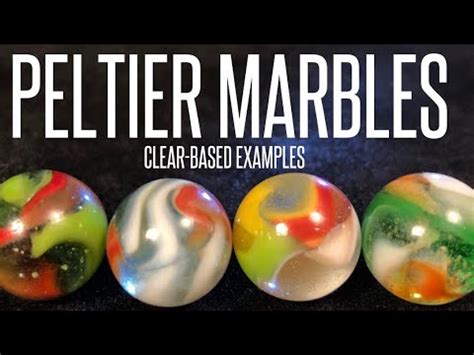 Peltier Citrus Marbles By Kevin Roberts Hats off to our friend Charles (moremarbles4me) for some pics and insight. . Peltier marbles identification